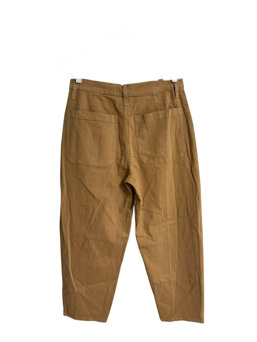 Madewell Emmett 2.0 wide leg crop balloon utility pants patch pockets khaki 30 - Picture 10 of 14